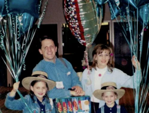 The Emerson family at Carpet One convention 